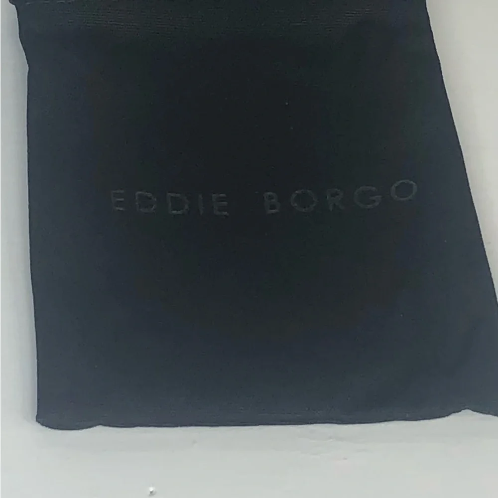 EDDIE BORGO Supra Chain Chunky Link 12K Gold Vermeil Earrings With Dust Bag